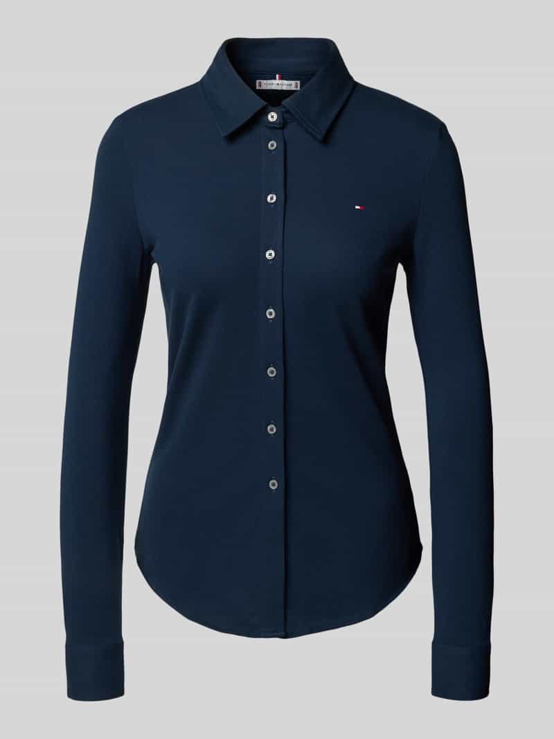 Tommy Hilfiger Poloshirt 1985 SLIM PIQUE BTN DOWN LS