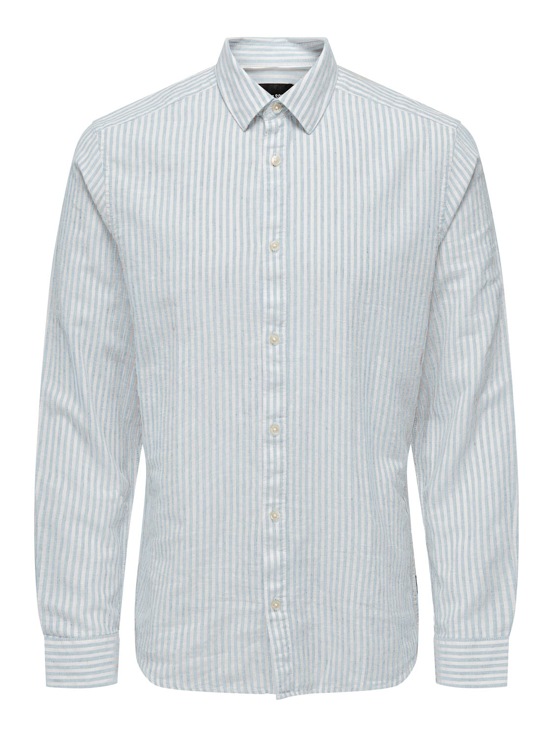 Only and Sons Onscaiden Ls Stripe Linen Shirt 660: