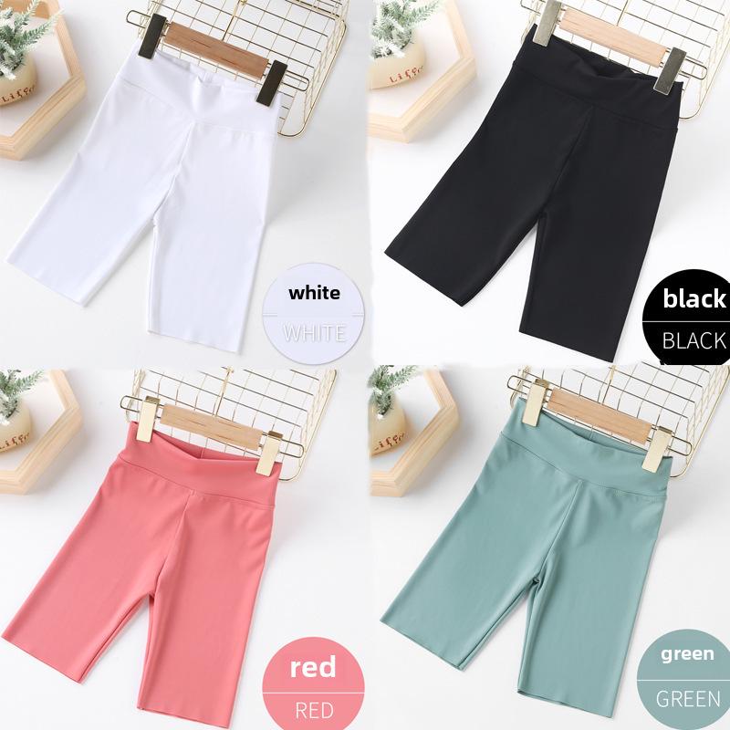 VantaGoods Elastische Shark-broek voor meisjes: Zomer yoga shorts in Koreaanse stijl 150 cm