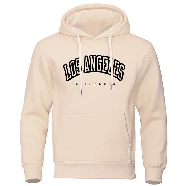 Enter Boutique Sports Clothing Collection Los Angeles, Californië Usa Stad Brief Hoodies Mannen Casual Hip Hop Streetwear Crewneck Fleece Sweatshirt Trui Hoody Mannelijke 3XL