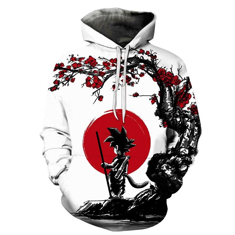 TIP723 Japan Anime Harajuku Heren Hoodies Casual Sweatshirt Streetwear Lente Herfst Trui Mode Lange Mouw Heren 3D Print Kleding L