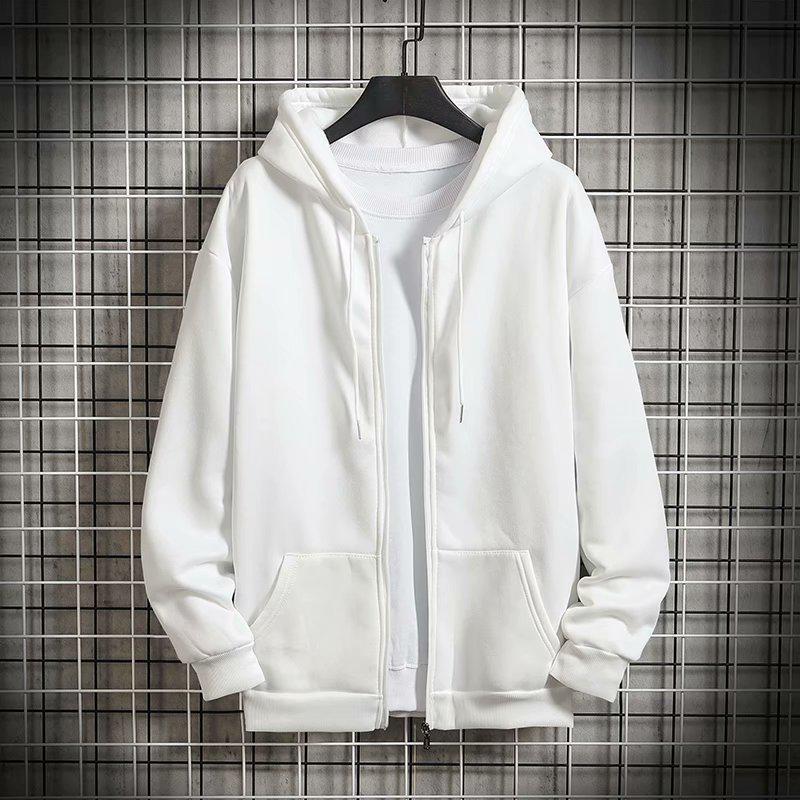 VantaGoods Trendy hoodie met rits voor heren: Herfst/Winter Losse Veelzijdige Cardigan 5XL