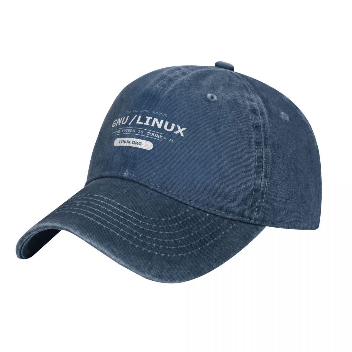 91530102MAC2AA7079 GNU / Linux De toekomst is vandaag Baseball Cap Nieuwe Hoed Vintage Heren Cap Luxe Merk Dames