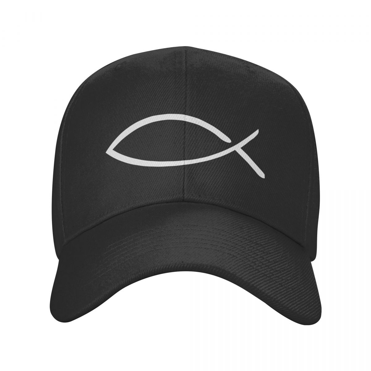 91460000MABYK9JE7A Katholieke Jezus Vis Baseball Cap Outdoor Unisex Dames Verstelbare Christelijke Dad Hoed Zomer Lente Snapback Hoeden Adjustable Cap