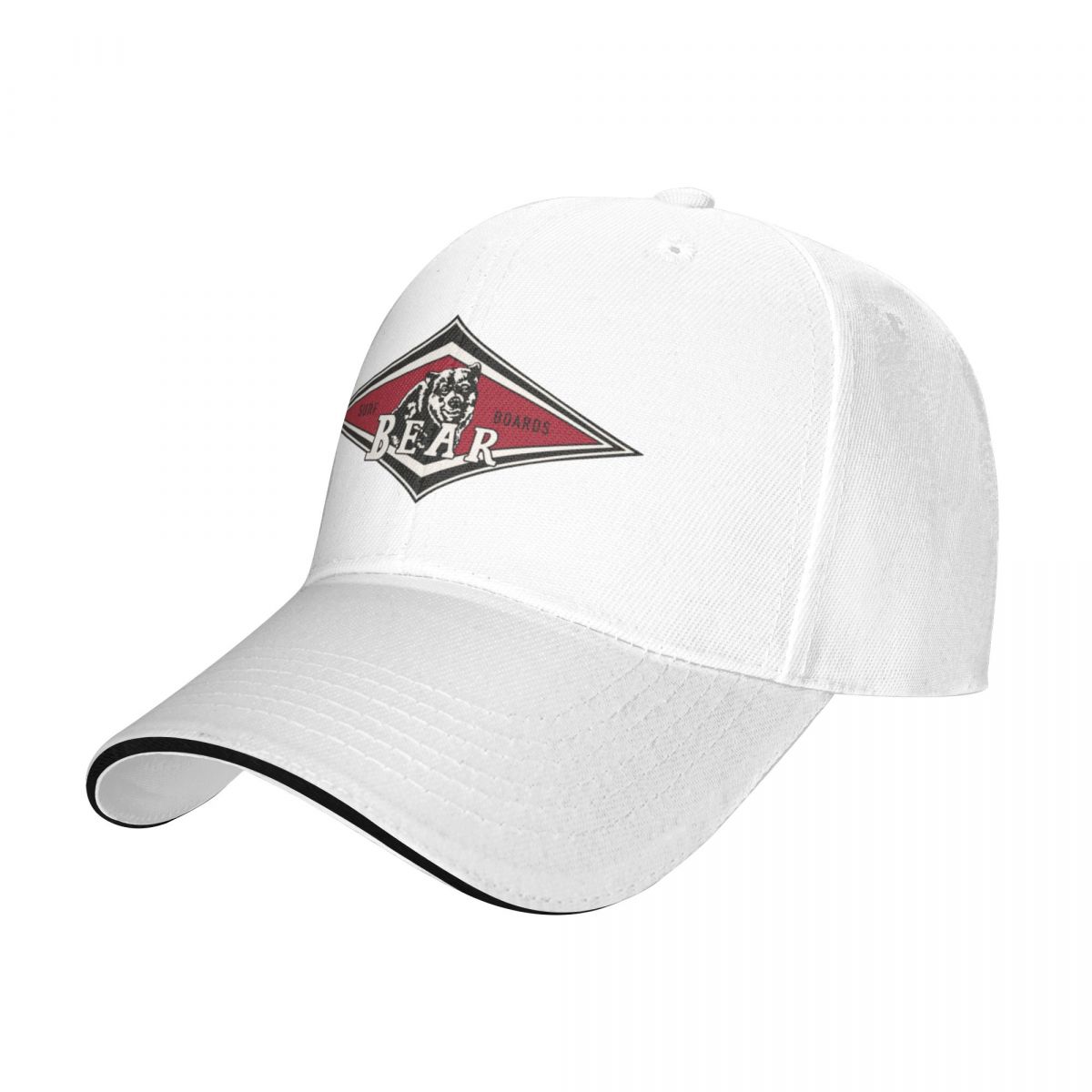 MOVVE Vintage Surfing Bear Big Wednesday cult Surfboard surf logo diamant retro T-shirtCap Baseball Cap