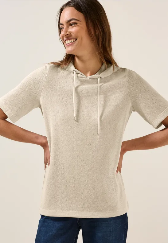 Capuchonshirt met een capuchon