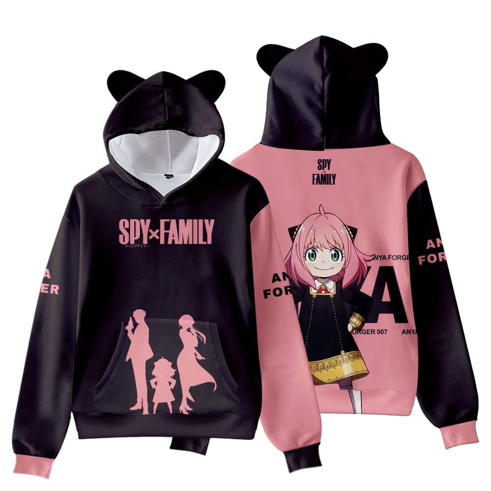 Fashionable life Hoodies Spy X Family Anya Forger Kleding Jongens Meisjes Hoodie Sweatshirt Bovenkleding Jas Kinderkleding M