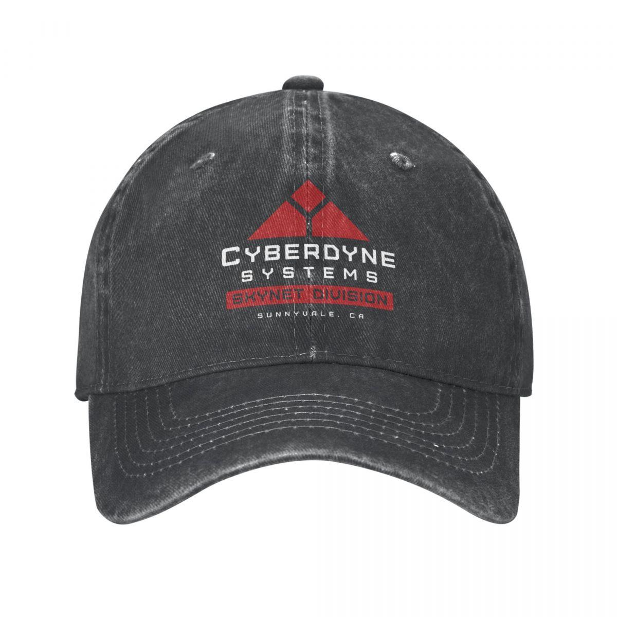 91421224MABLK3A4XG Cyberdyne Systems Skynet Division Baseball Caps Unisex Stijl Distressed Washed Snapback Hoed Terminator Outdoor Zomer Caps Hoed One Size