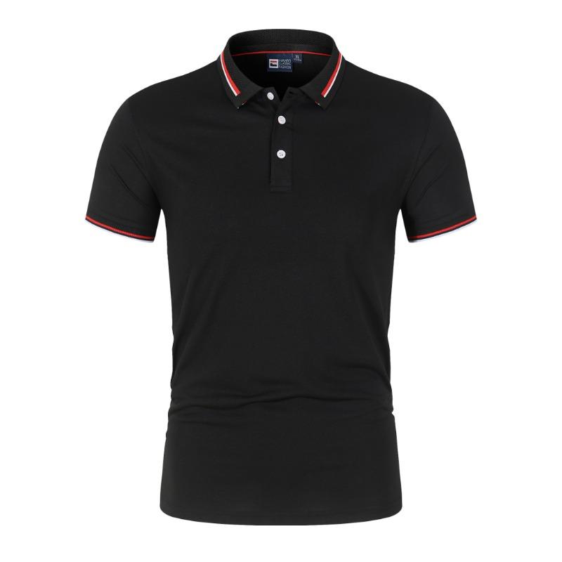 Dress in July 2024 Zomer Nieuw Sneldrogend Vochtafvoerend Poloshirt Heren Business Leisure Geborduurd Poloshirt M
