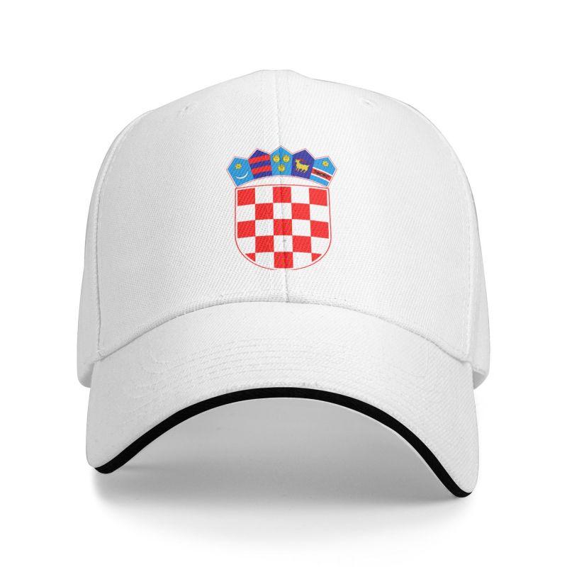 91440605MAC2A9PX9K Klassieke wapenschild van Kroatië baseballpet voor dames, unisex verstelbare vaderhoedprestaties Baseball Cap