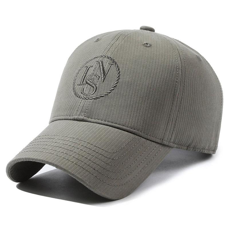 ONIHUA Mannelijke Geborduurde Letter Zonneklep Cap Outdoor Vrouwelijke Baseball Cap Paardenstaart Panama Cap Snapback Hoed Zonneklep Hoeden Peak Cap, legergroene kleur