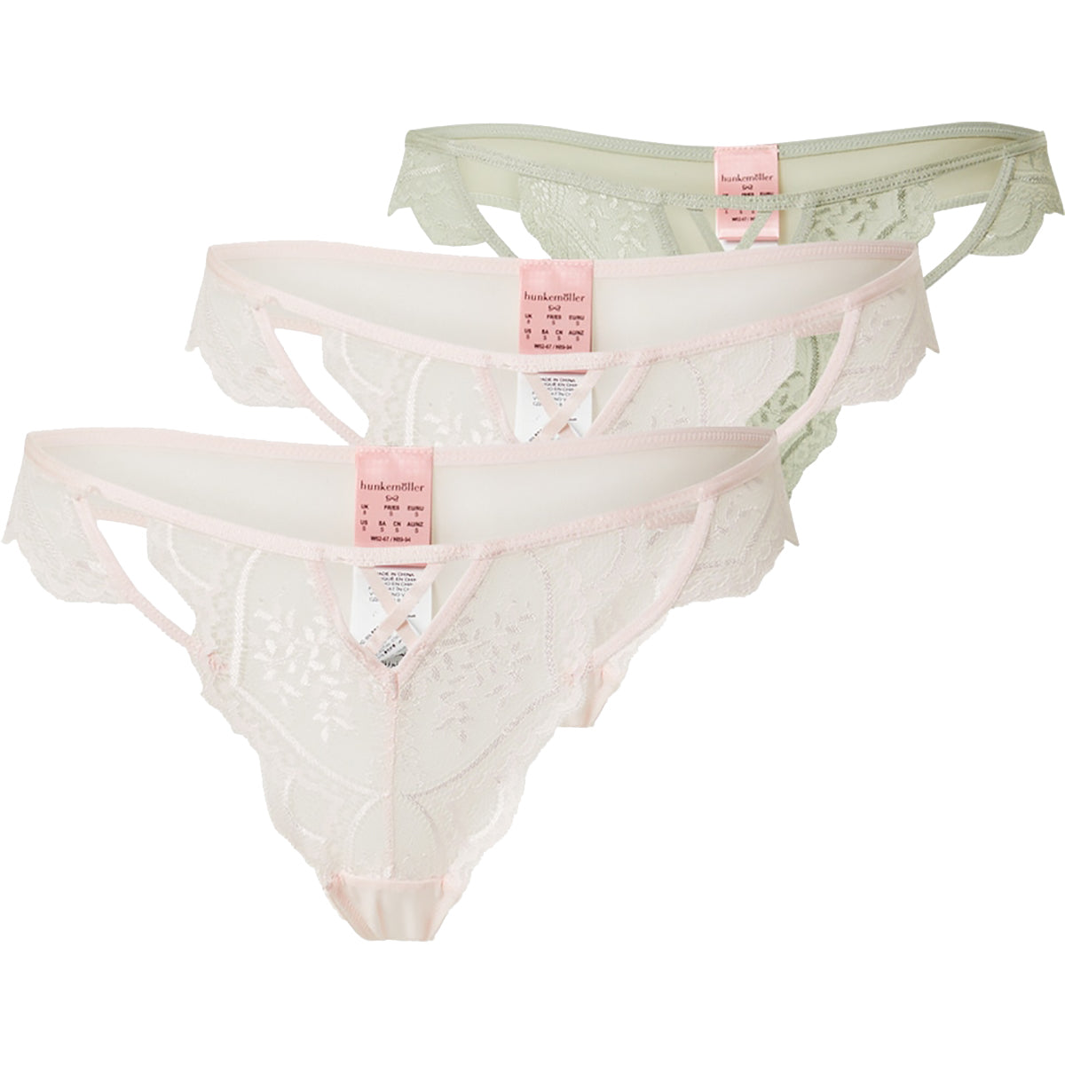 Hunkemöller Yakira 3-Pack g-string, multicolour