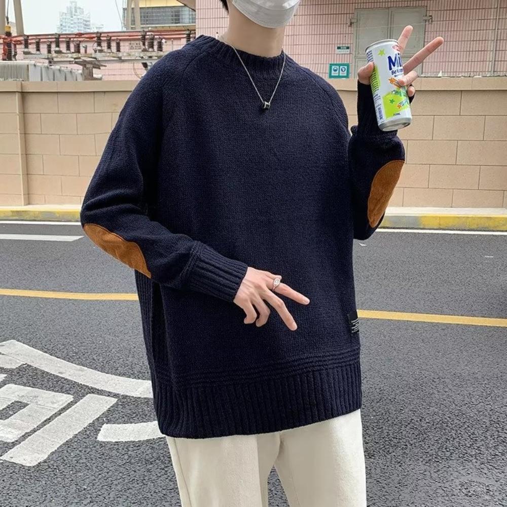 KING BILLION Casual Pullover Hombre Fashion Sweater Voor Heren Warm Effen Nieuw Lente Herfst Lange Mouw Mannelijke Pasvorm Jeugd Ronde Hals Asian XXXXXL Vloot
