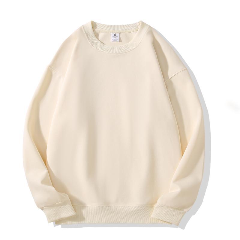 Leefona Casual Sweatshirts Heren/Vrouwen Hoodies Pullover Streetwear Effen Hoodie Hiphop Basic Zwart Wit Khaki Hoodies M