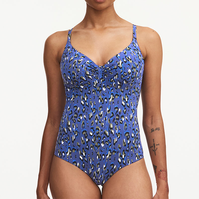 Chantelle Eos zwempak, blauw