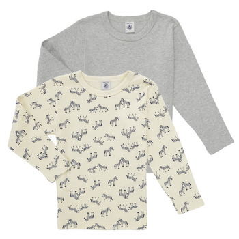 Petit Bateau T-Shirt Lange Mouw  TSML X3