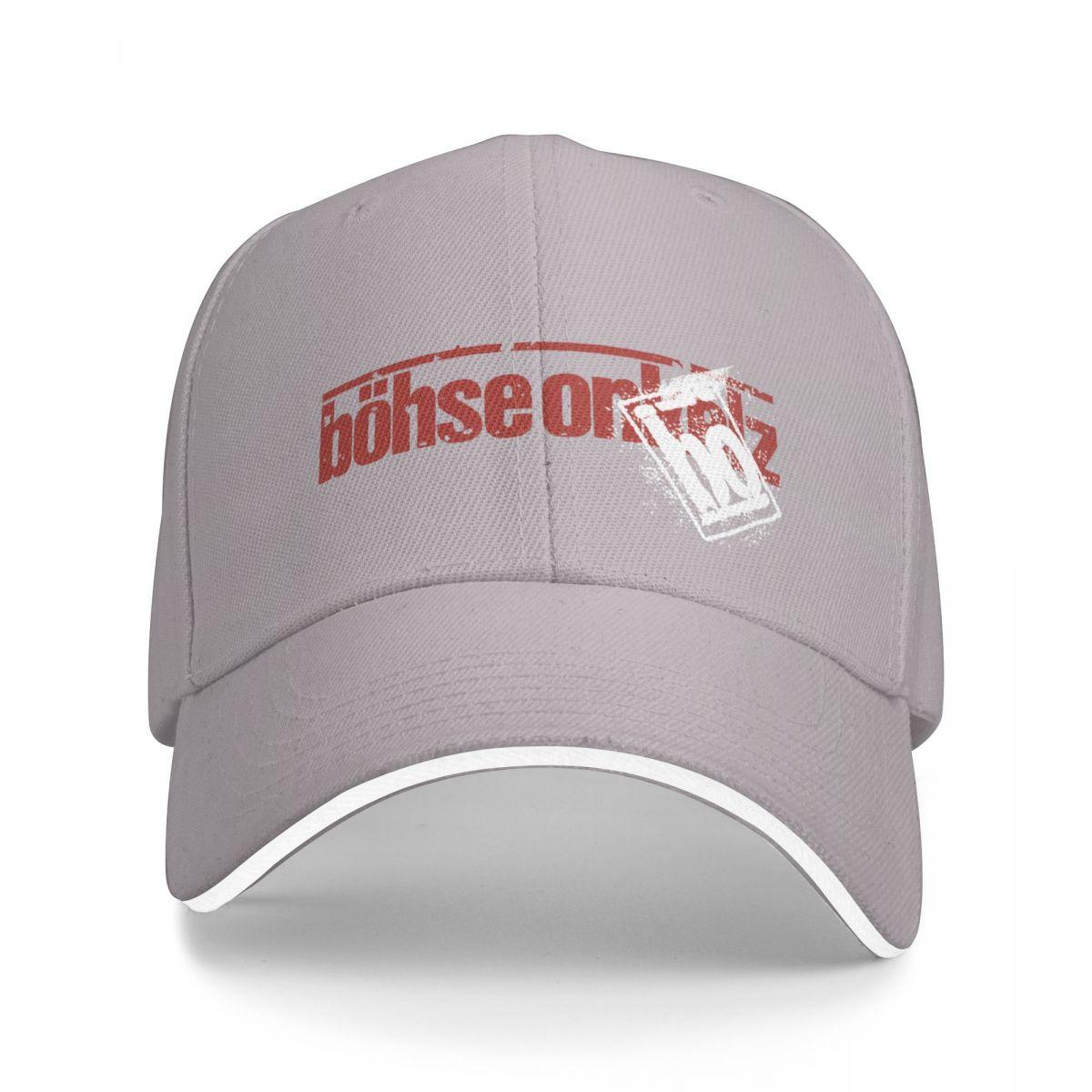 91421224MABNCF2A91 B℃hse Onkelz Heilige Lieder Baseball Cap Bobble Hat Kersthoeden Hoed Luxe Merk Hoed Meisje Heren grijze kleur