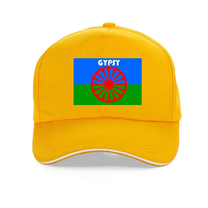 Kiki Cap Gypsy Romani Peoples Flag Nationale Grafische Print Unisex dameshoed Outdoor vizier Ademende Baseball Cap Gypsy Flag hoeden Adjustable