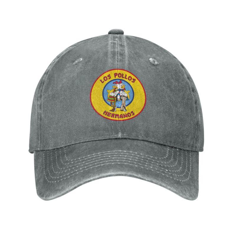91610103MAC303Y57G Punk Unisex Katoen Breaking Bad Los Pollos Hermanos Baseball Cap Volwassen De Kip Broers Verstelbare Papa Hoed Unisex Vrouwen Sport Adult Baseball Cap