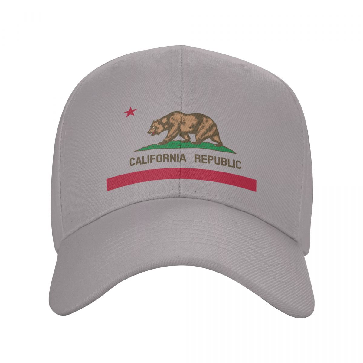 91420583MAC2W16L8R Beer Californië Republiek Vlag Baseball Cap Zonbescherming Dames Unisex Verstelbare Papa Hoed Lente Snapback Caps Jachthoeden Adjustable Cap