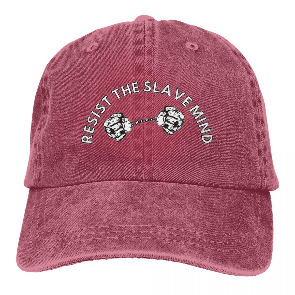 Kiki Cap Casual Resist The Slave Mind Baseball Cap Unisex Stijl Distressed Denim Snapback Hoed Andrew Tate Top G Outdoor Workouts Caps Hoed One Size