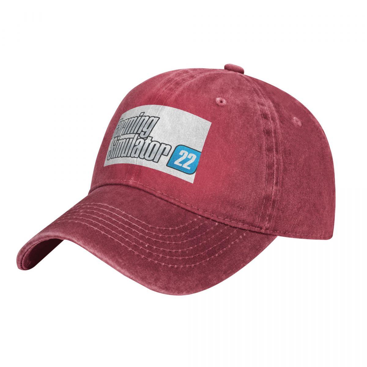 Hot Cap Farming Simulator 22 Baseball Cap Stranduitje Bobble Hat Grappige Hoed Caps Voor Vrouwen Unisex'S
