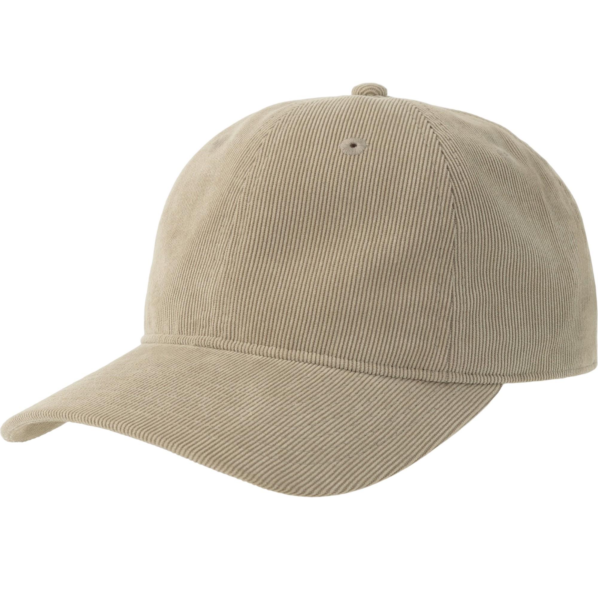 Atlantis Unisex volwassen Creep S corduroy gerecyclede baseballpet One Size grijs