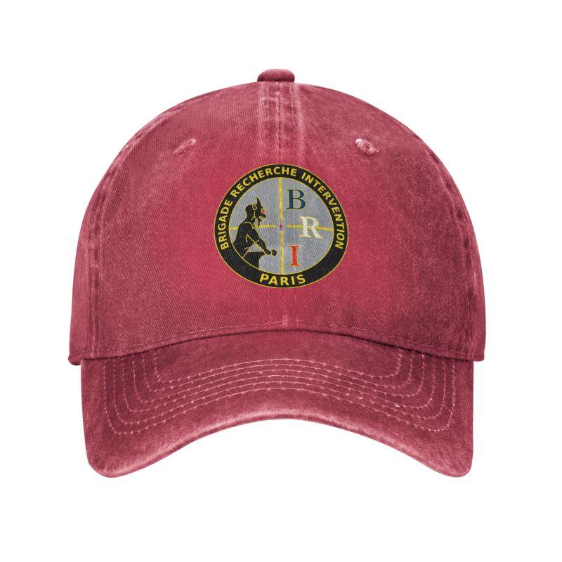POPI home Mode Unisex Katoen Franse Speciale Elite Politie Forces Baseball Cap Volwassen Frankrijk BRI Verstelbare Papa Hoed voor Unisex Vrouwen Sport Adult Baseball Cap