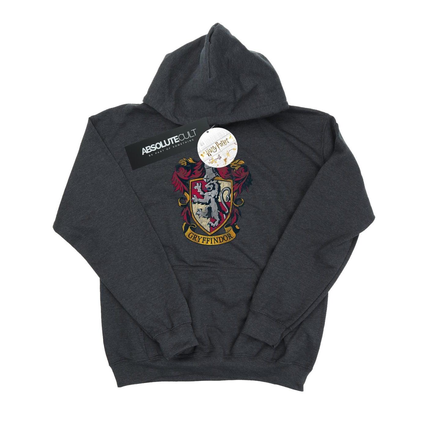 Harry Potter jongens Gryffindor Distressed Crest Hoodie 9-11 Years bruin