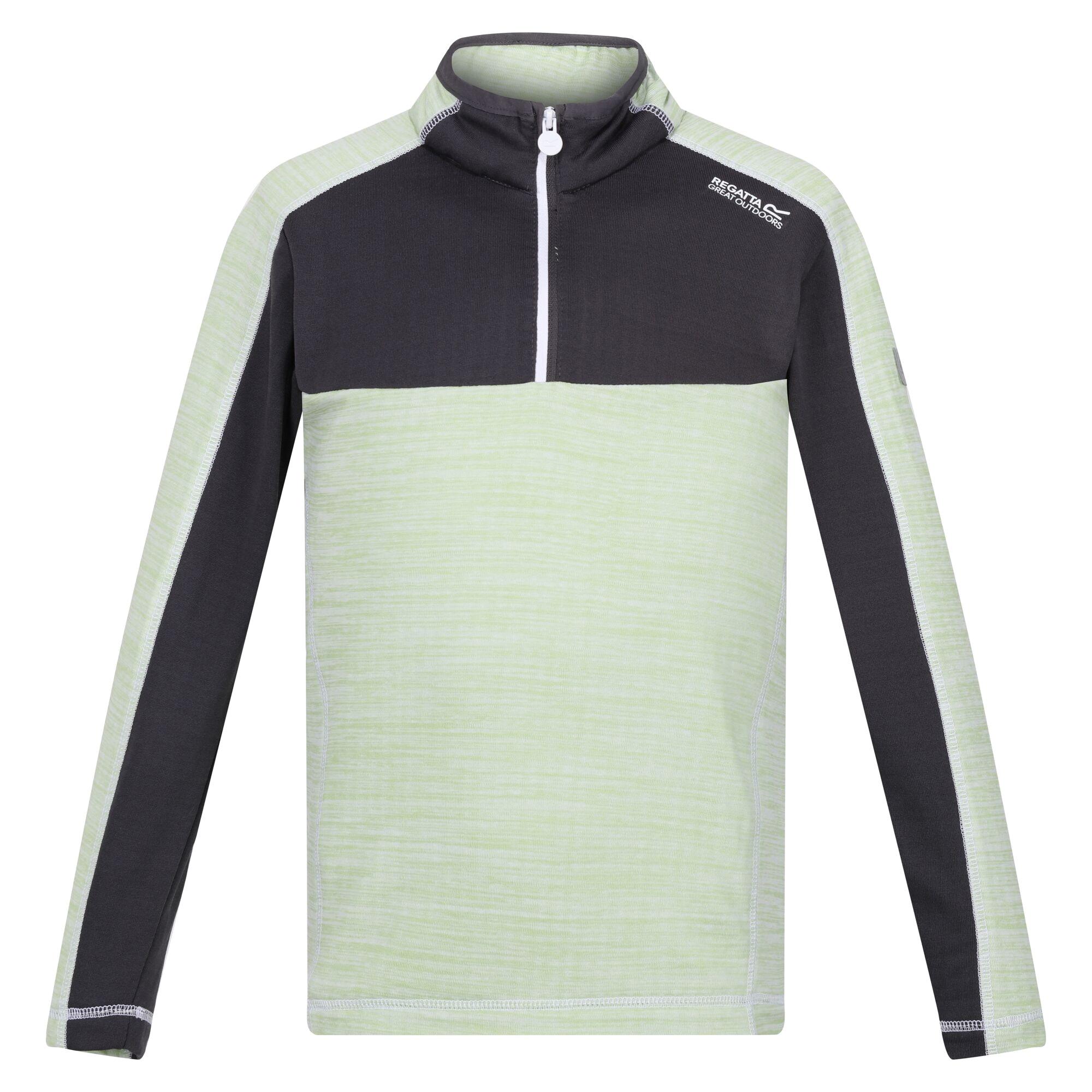 Regatta kinder/kinder Hewley gerecyclede fleecetop met halve rits 9-10 Years