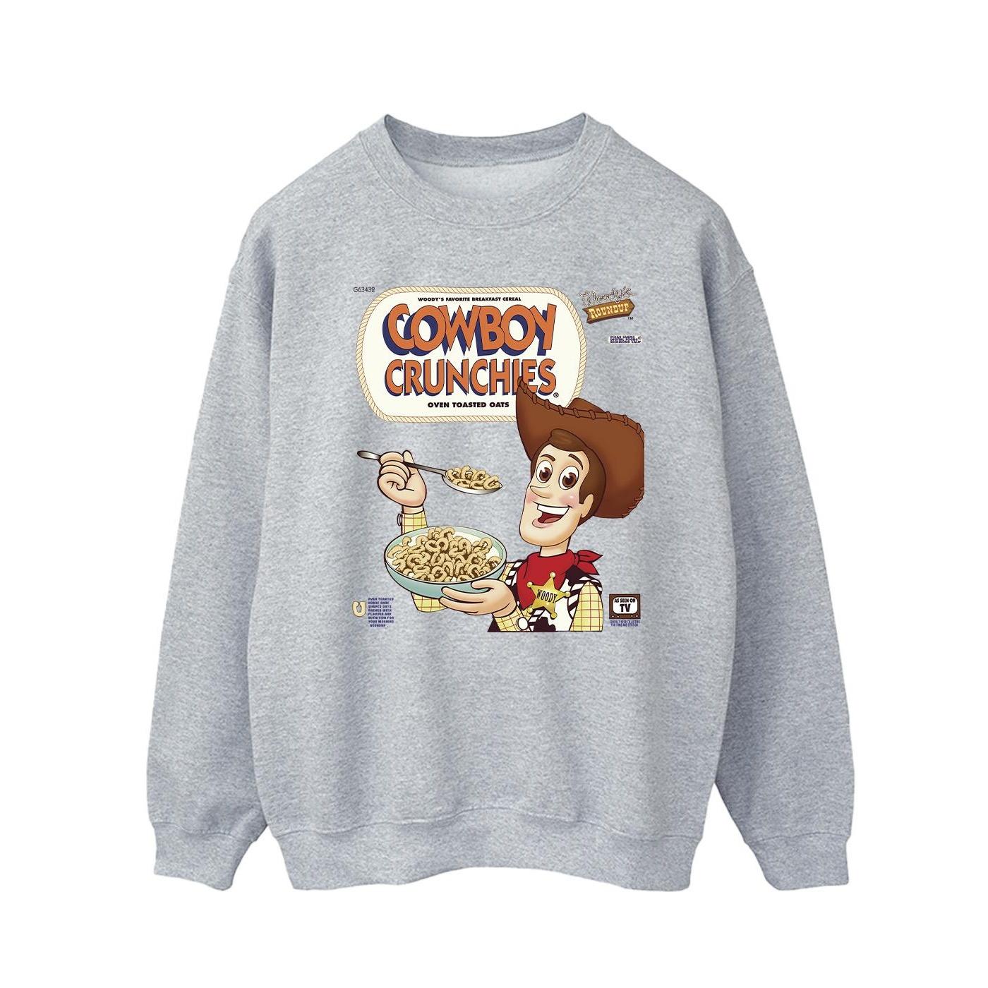 Disney Heren Toy Story Woody Cowboy Crunchies Sweatshirt S grijs