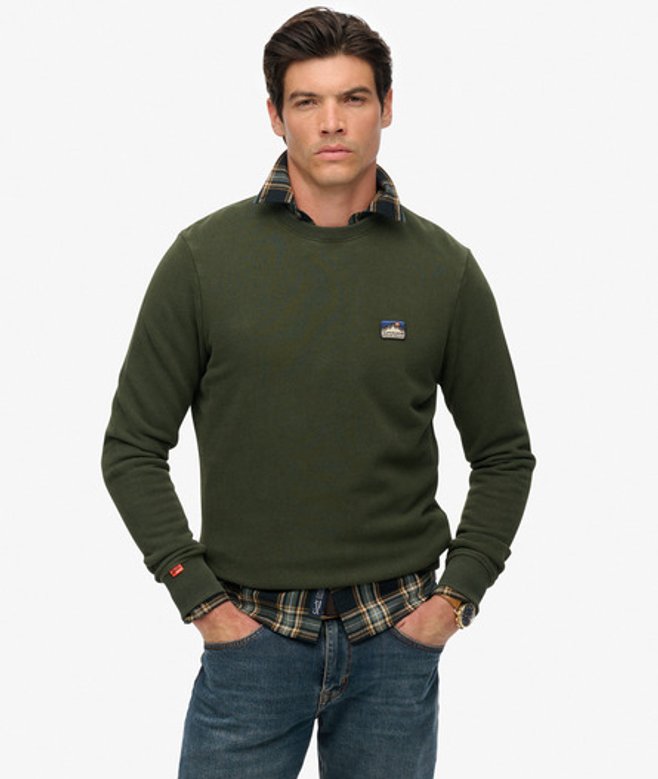 Superdry Great Outdoors Geborduurd Sweatshirt Green