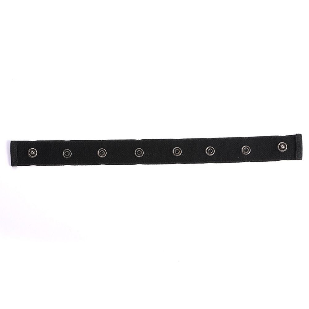 Xfvnklop04 Tailleomtrek Artefact Broek Taille-verlengriem Gemakkelijke riemen Elastische riemen Geen gedoe riem zwart