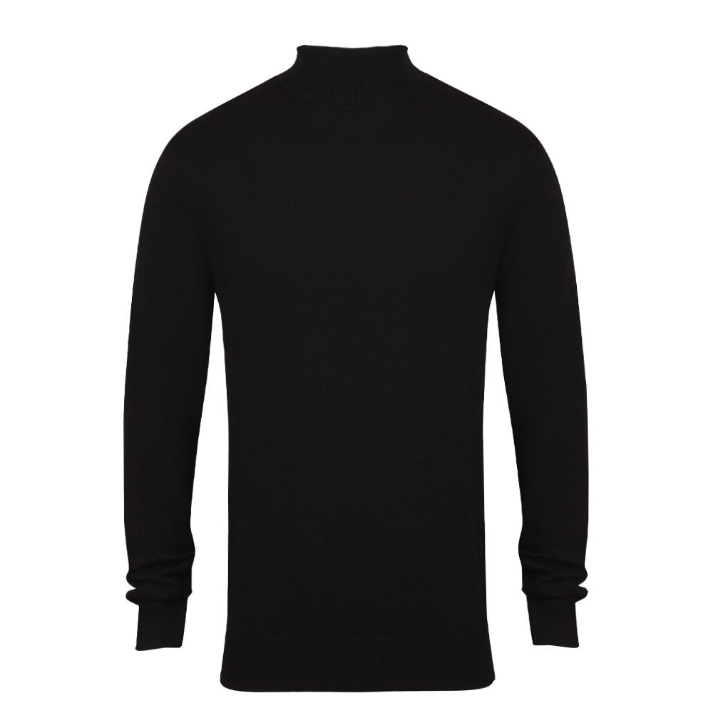 Henbury heren sweatshirt met rolhals XL zwart