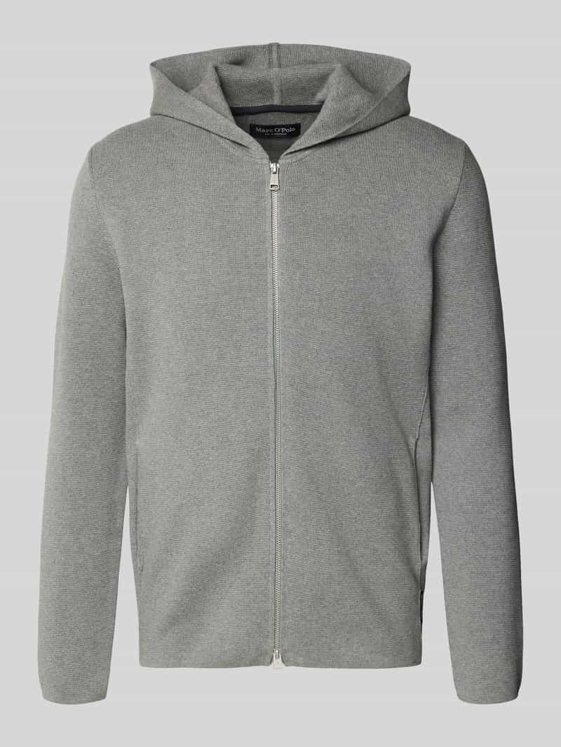 Marc O'Polo Capuchonvest met tweewegrits