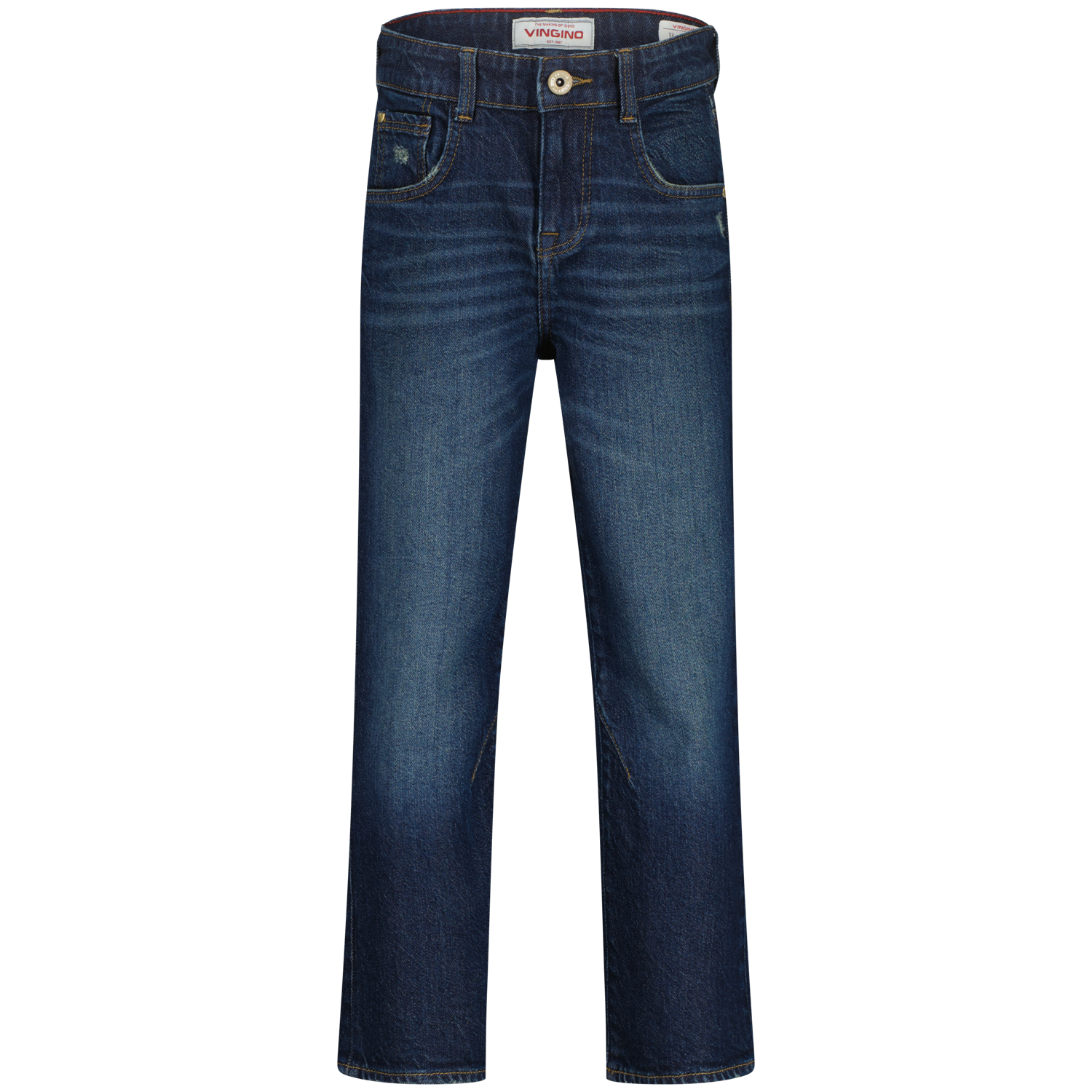 Vingino winter jeansbroek jongens - donker blauw - Geraldo - relaxed fit