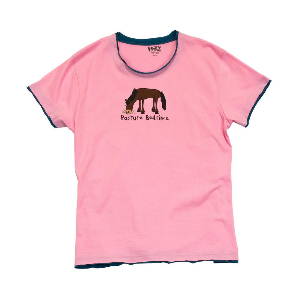 LazyOne dames/dames weide bedtijd PJ T-shirt S