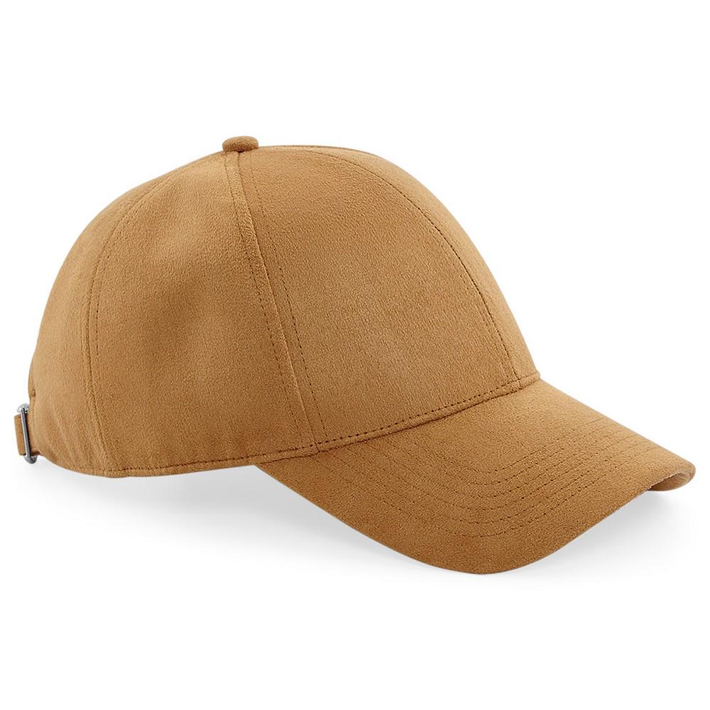 Beechfield unisex pet van imitatiesuède (pak van 2) One size toscaanse bruine kleur