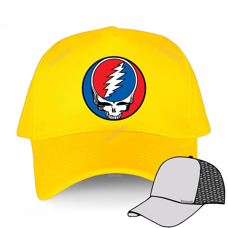 Moto Cap Katoenen hoed voor vrouwen Nieuwste ontwerp effen Baseball caps Eenvoudige stijl Grateful Dead Teens zomerhoeden Heren hiphop harajuku pet Adjustable