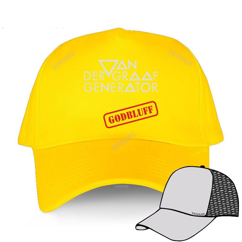 Moto Cap Mode Baseball Cap Originele Luxe Heren Hoeden Van Der Graaf Generator - Godbluff Teens caps Verstelbare zomer Stijl dameshoed Adjustable