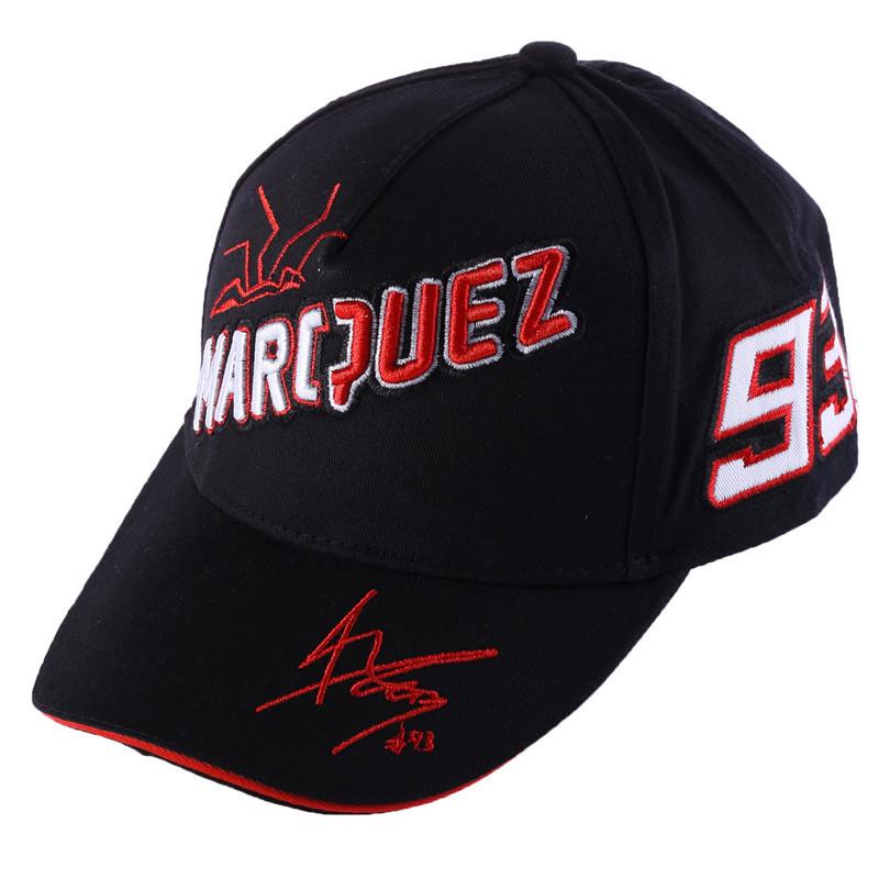 Moto Cap Outdoor Sport Mode Borduren voor Marquez 93 Logo Baseball Cap Motorsport Hoed Unisex Dames Zonbescherming Golfvissen