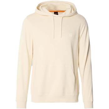 Boss Sweater  Wetalk Logo Patch Hoodie Open Yellow