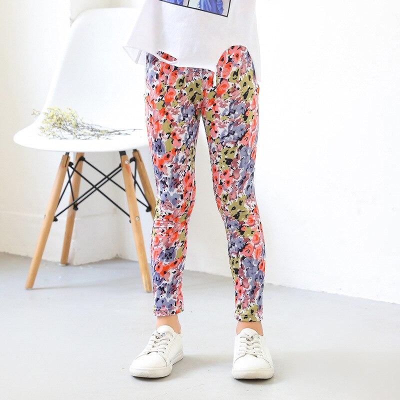 Jykx Lente en zomer meisjes nieuwe broek legging met bloemenprint 140