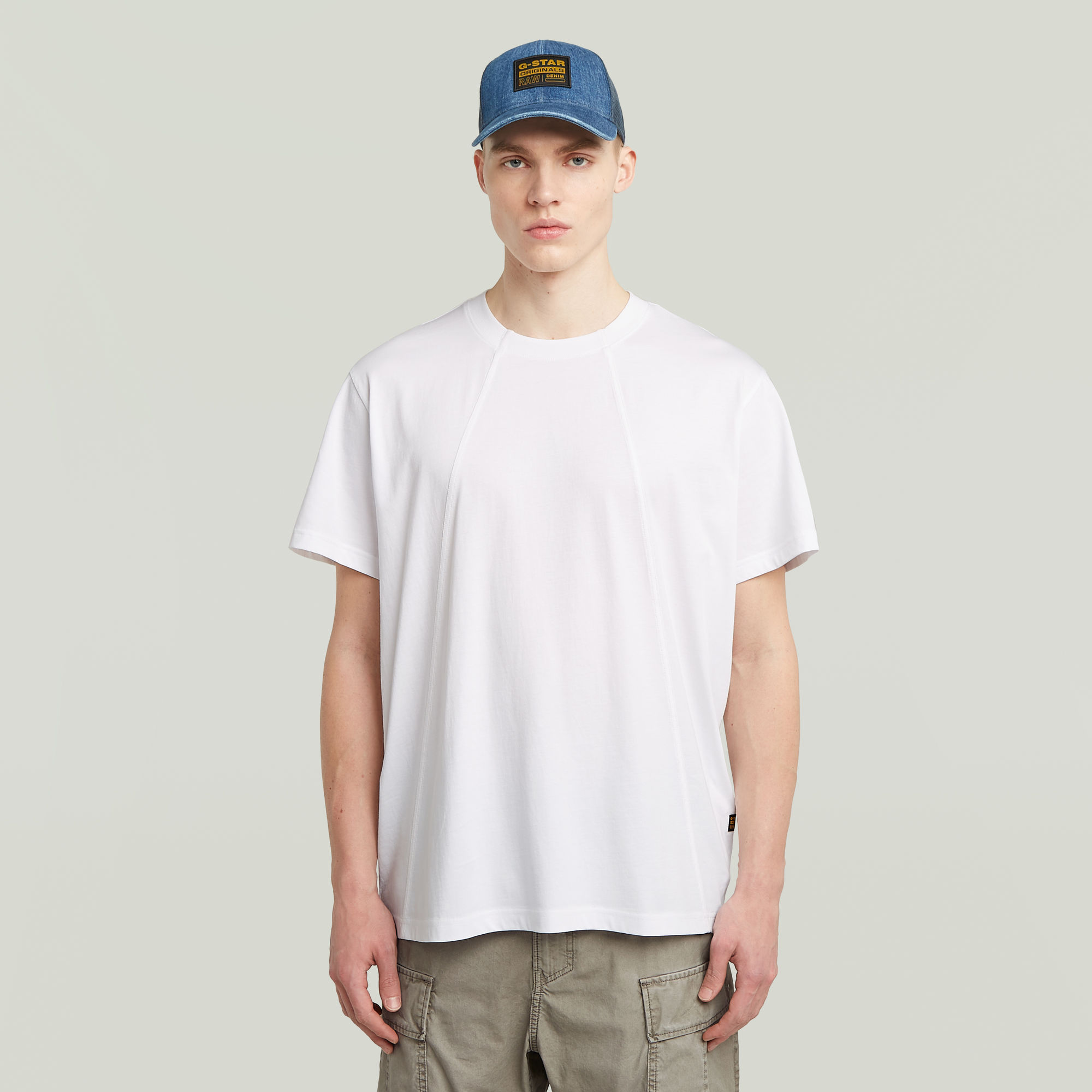 G-Star RAW A-Line Loose T-shirt - Wit - Heren