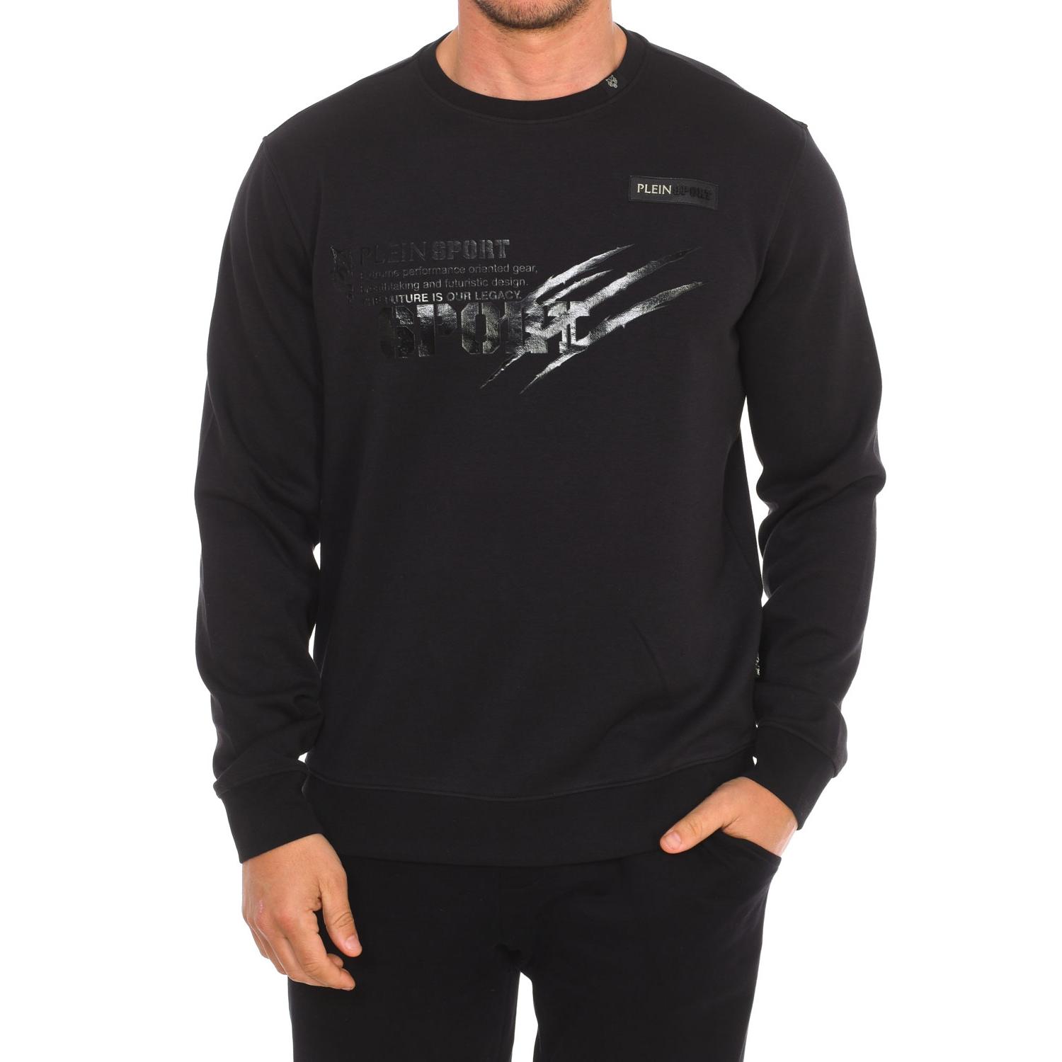 BlackPrice Sudadera de manga larga y cuello redondo FIPSG601 para Hombre XL
