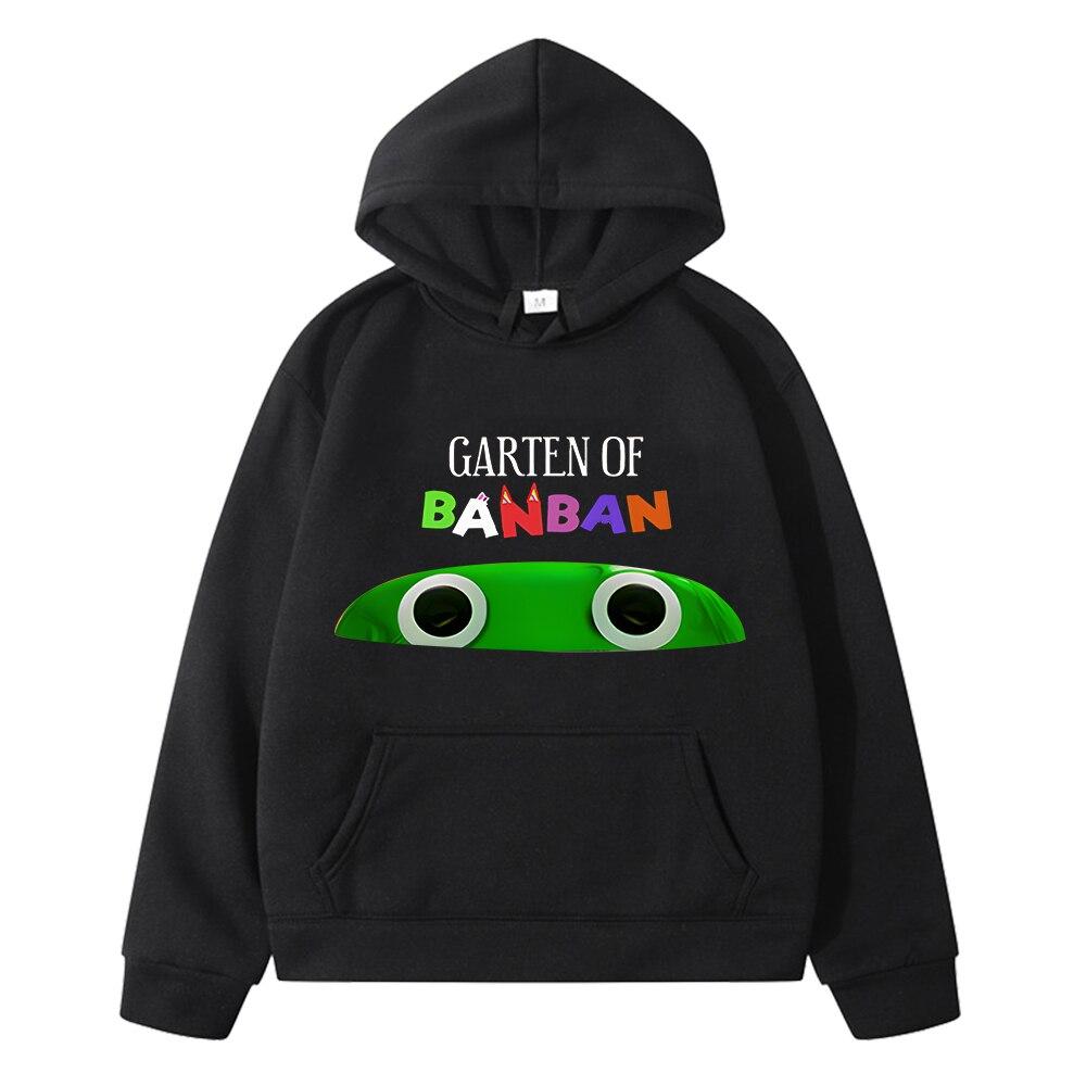 Rice grain childrens clothing factory direct sales Garten of Banban Hoodies Fleece Sweatshirt Casual anime hoodie y2k sudadera jongens meisjeskleding Herfst hoodie Kinderkleding 130 zwart