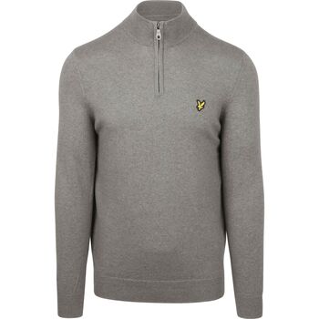Lyle And Scott Sweater  Lyle Scott Half Zip Pullover Merinowol Grijs