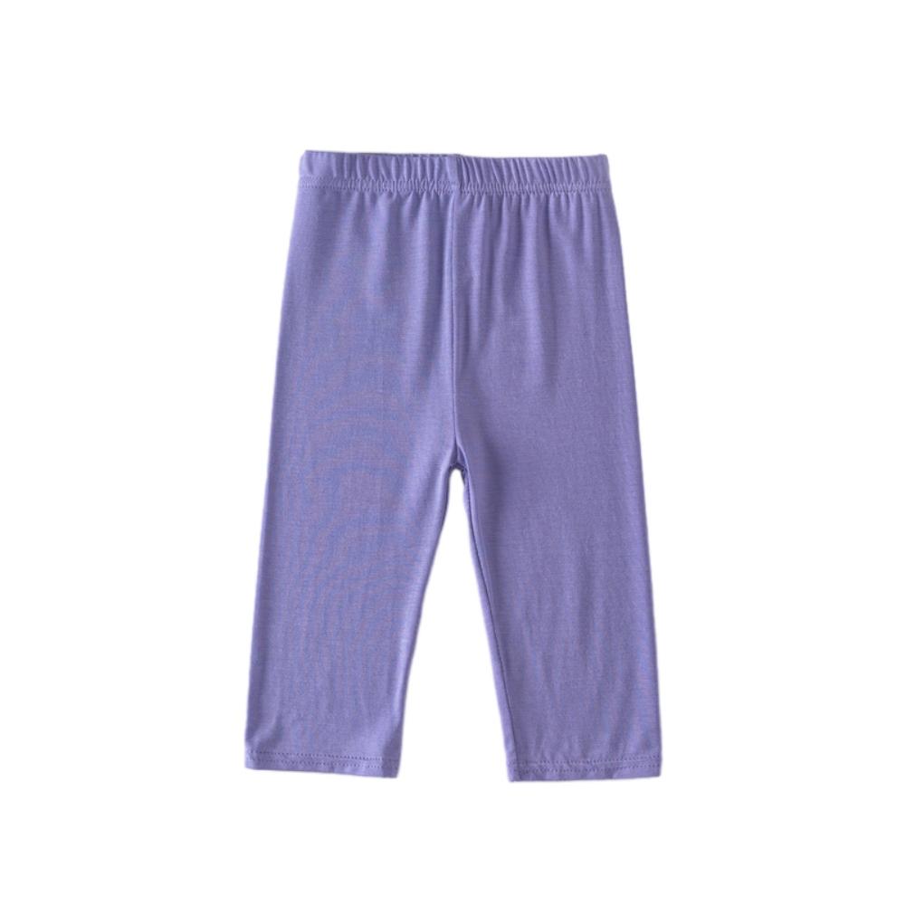 Sunshine kids clothing Meisjes 4-10 jaar korte leggings effen kleur elastische knielange broek 110