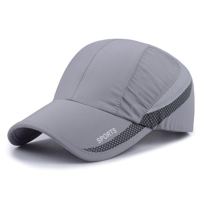 Northwood []Zomerpet Heren Sport Baseball Cap Dames Zonnepet Ademende Papa Hoed Sport Snapback Cap 56-60cm lichtgrijze kleur