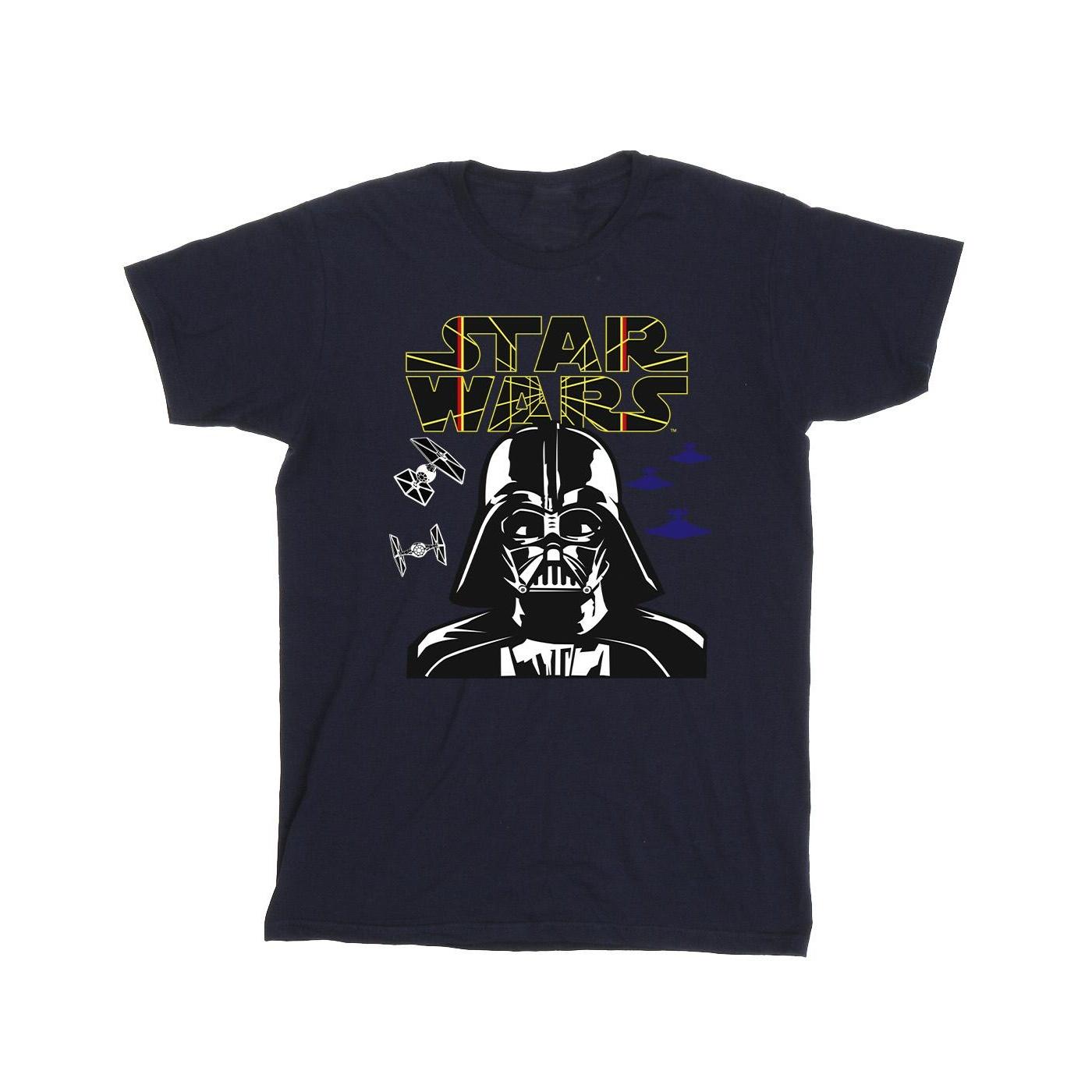Star Wars jongens Darth Vader Comp-logo T-shirt 5-6 Years marineblauwe kleur